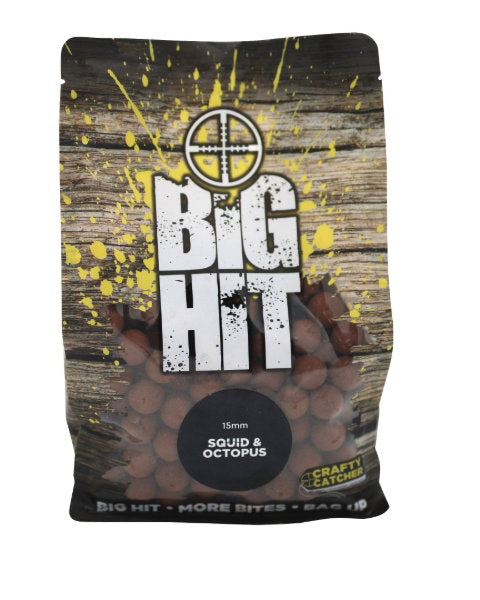 Crafty Catcher Big Hit Squid & Octopus Boilies 15mm 900g | Direct4Pet ...