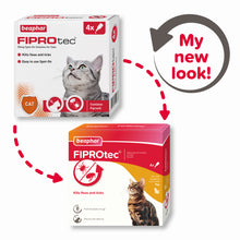 Load image into Gallery viewer, Beaphar FIPROtec Spot On Cat 6 Pipettes
