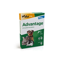 Load image into Gallery viewer, Advantage Spot On Flea Treatment For Cats, Dogs &amp; Rabbits 1 Pipette

