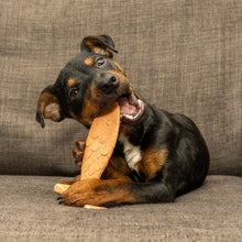 Load image into Gallery viewer, Bamboodles Dog Chew Toy – Small | Salmon Flavour | Long Lasting Natural Chew Stick for Small Dogs and Puppies
