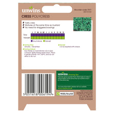 Load image into Gallery viewer, Cress Polycress
