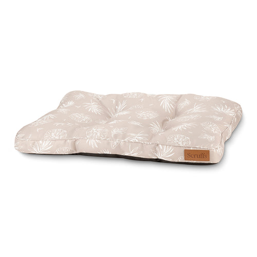 Scruffs Botanical Dog Beds and Mattresses in Grey or Taupe