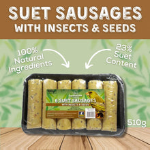 Load image into Gallery viewer, Copdock Mill Suet Sausage Insect 520g
