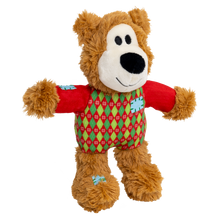 Load image into Gallery viewer, KONG Holiday Wild Knots Sweater Bear Red Small/Medium
