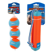 Load image into Gallery viewer, Chuckit! Amphibious Dog Toys Balls 3 Pack/Mega Ball/Bumper Medium 23cm
