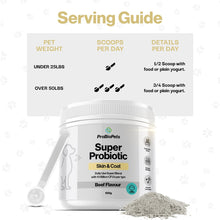 Load image into Gallery viewer, ProBioPets Daily Probiotic Skin and Coat Powder 100g
