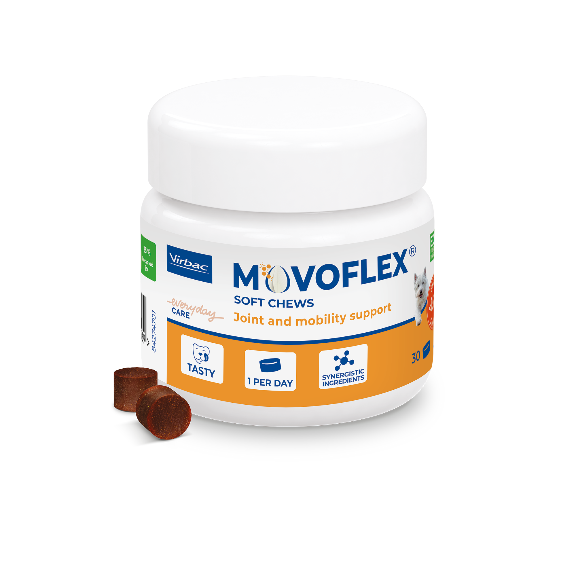 Virbac Movoflex Joint Supplement Soft Chews For Dogs x 30