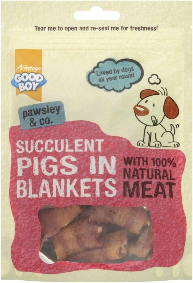 Good Boy Pigs In Blankets 80g Dog Treat Pouches 