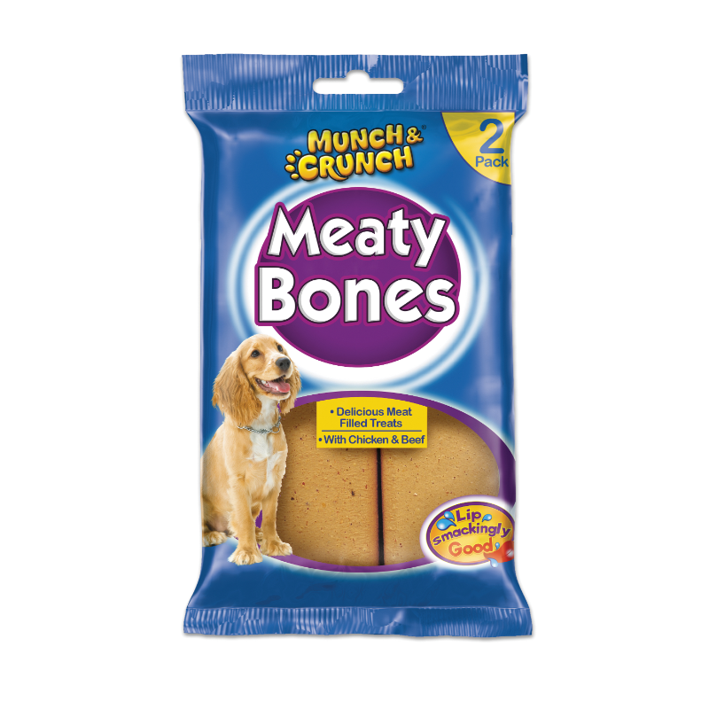 Munch & Crunch Meaty Bones For Dogs 140g