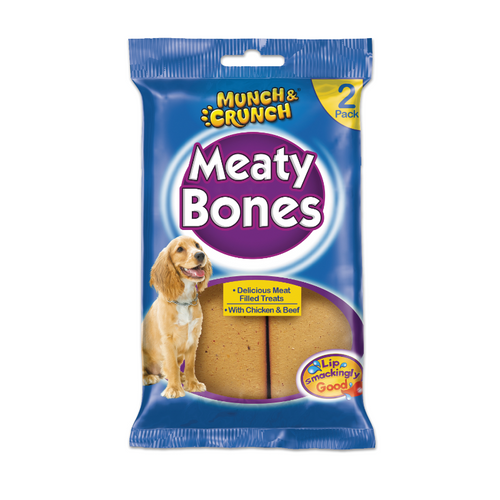 Munch & Crunch Meaty Bones For Dogs 140g