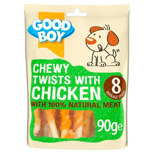 Good Boy Deli Chewy Twists, 90g packs 