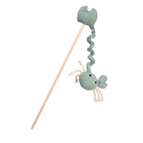 House of Paws Crab Cat Wand With Catnip