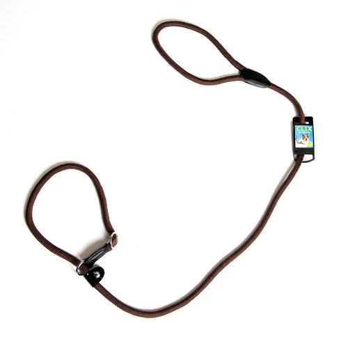 Company Of Animals 3 In 1 Slip Lead For Dogs Brown Small 1.2m