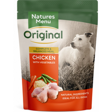 Load image into Gallery viewer, Natures Menu Original Wet Dog Food Pouches 8 x 300g
