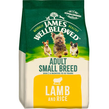 Load image into Gallery viewer, James Wellbeloved Lamb &amp; Rice Adult Small Breed Dog Food
