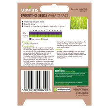 Load image into Gallery viewer, Sprouting Seeds Wheatgrass
