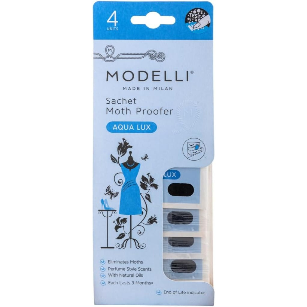 Modelli Moth Proofer Sachet Aqua Lux - 4 Pack