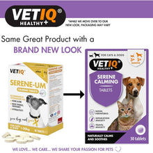 Load image into Gallery viewer, VETIQ Serene Calming 30 Tablets

