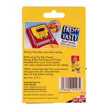Load image into Gallery viewer, The Big Cheese Fresh Baited Mouse Trap - Twinpack
