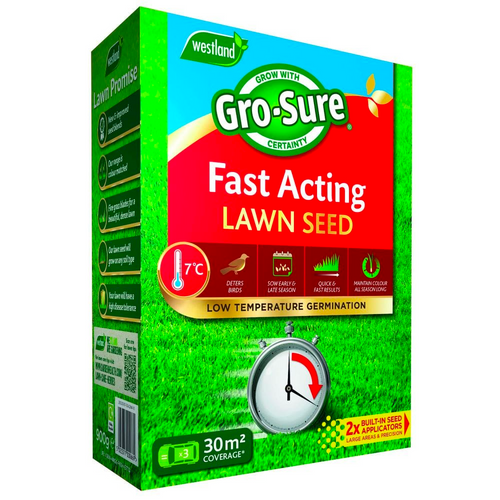 Westland Gro-Sure Fast Acting Lawn Seed 30m2 Box