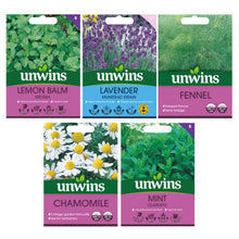 Load image into Gallery viewer, Unwins Herbal Tea Seed Bundle
