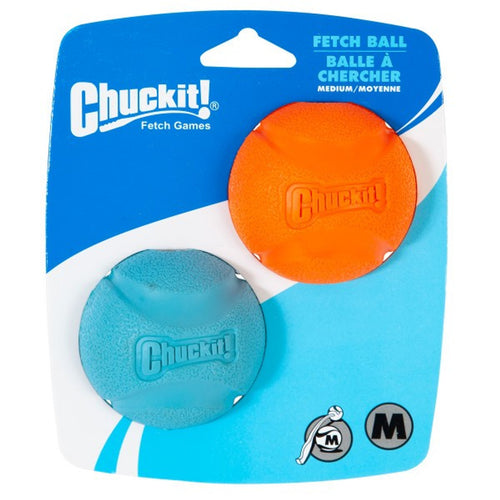 Chuckit! Fetch Ball Dog Toy Small/Medium/Large Single/2 Pack