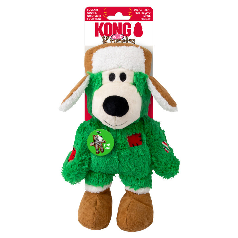 KONG Holiday Wild Knots Bear Assorted Medium/Large