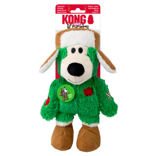 KONG Holiday Wild Knots Bear Assorted Medium/Large