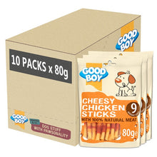 Load image into Gallery viewer, Good Boy Pawsley &amp; Co Chicken &amp; Cheese Sticks 80g
