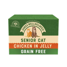 Load image into Gallery viewer, James Wellbeloved Senior Cat Grain Free Chicken In Jelly Pouches 85g
