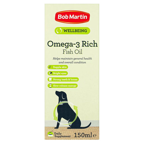 Bob Martin Omega-3 Rich Fish Oil 150ml