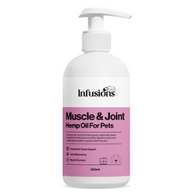 Load image into Gallery viewer, Infusions Muscle &amp; Joint Oil Salmon/Hemp For Cats &amp; Dogs 300ml
