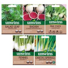 Load image into Gallery viewer, Unwins Asian Stair Fry Seed Bundle
