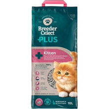 Load image into Gallery viewer, Breeder Celect PLUS Paper Kitten Litter 10L - Natural Litter Attractant &amp; Odour-Eating Probiotic, Made from Recycled Paper, Suitable for Kittens &amp; Cats
