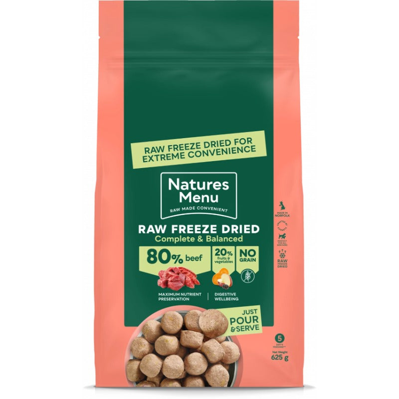 Natures Menu Freeze Dried 80/20 Dinners Beef