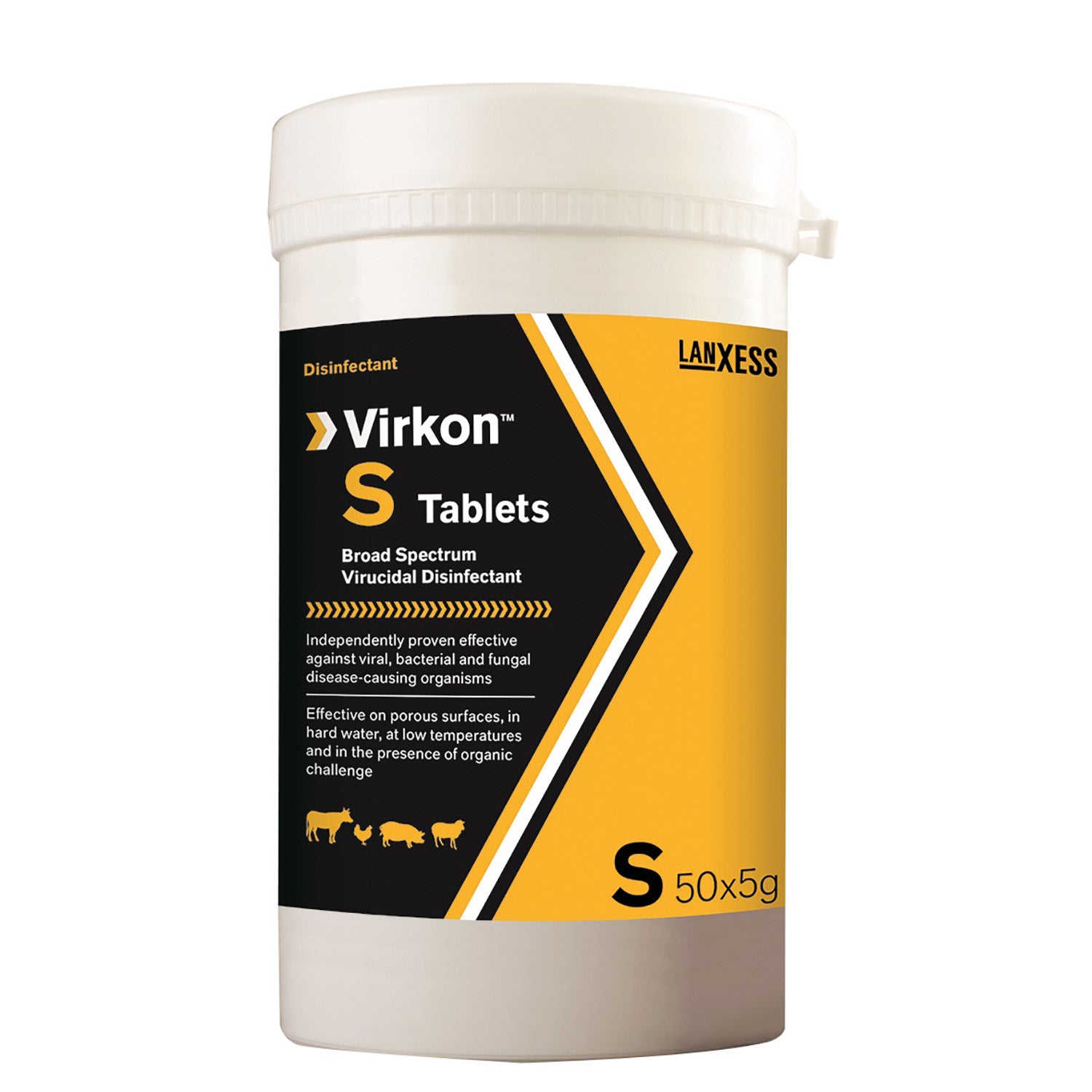 Lanxess Virkon S Tablets 50 x 5 GM