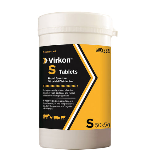 Lanxess Virkon S Tablets 50 x 5 GM