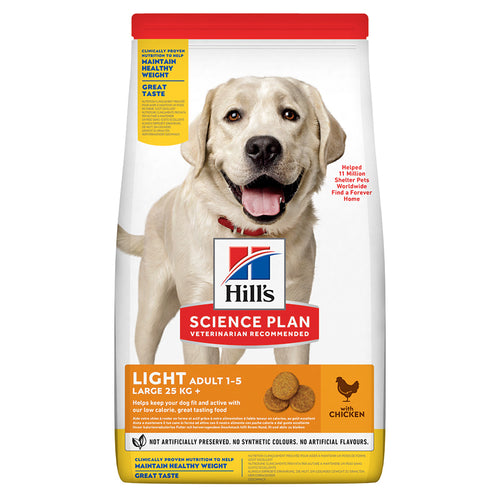 Hill's Science Plan Adult Light Large Breed Dry Dog Food Chicken Flavour 14kg