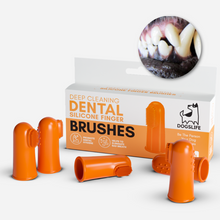 Load image into Gallery viewer, Our Dogs Life Deep Cleaning Dental Silicone Finger Brushes
