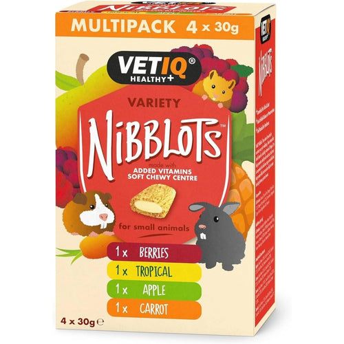 VETIQ Nibblots For Small Animals Variety Pack, 4 x 30G