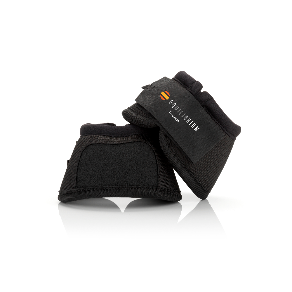 Equilibrium Tri-Zone Over Reach Boots Black Large/XLarge