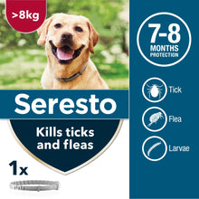 Load image into Gallery viewer, Seresto Flea and Tick Control Collars For Cats, Small Dogs, &amp; Large Dogs
