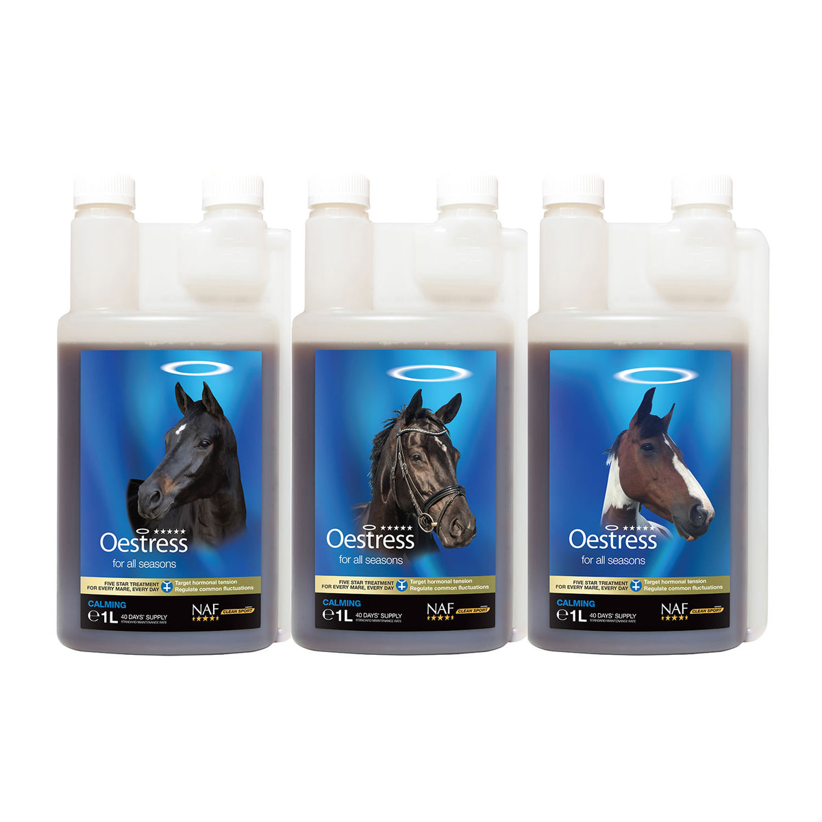NAF Five Star Oestress Calming Liquid For Horses Direct4Pet Free