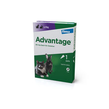 Load image into Gallery viewer, Advantage Spot On Flea Treatment For Cats, Dogs &amp; Rabbits 1 Pipette
