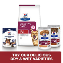 Load image into Gallery viewer, Hill&#39;s Prescription Diet i/d Digestive Care Wet Dog Food with Turkey 12x360g Can
