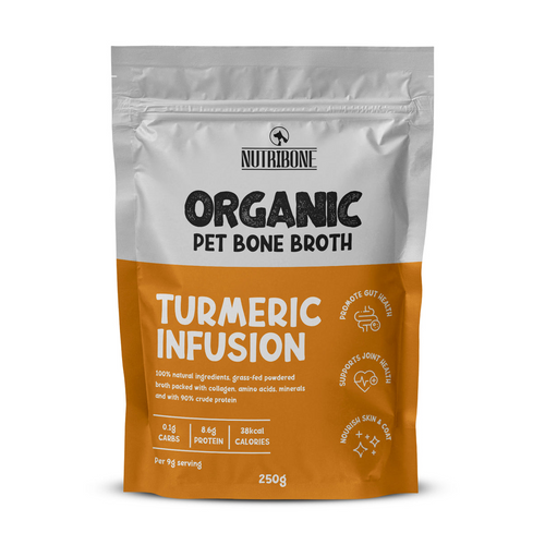 Nutribone Organic Pet Bone Broth Turmeric/Beef 250g