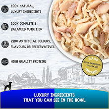 Load image into Gallery viewer, COOKHOUSE 100% Natural &amp; Complete Luxury Wet Dog Food - 36 x 100g Pouches - Fillets in Jelly
