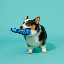 Load image into Gallery viewer, Bark Blue Rad Herring Dog Toy
