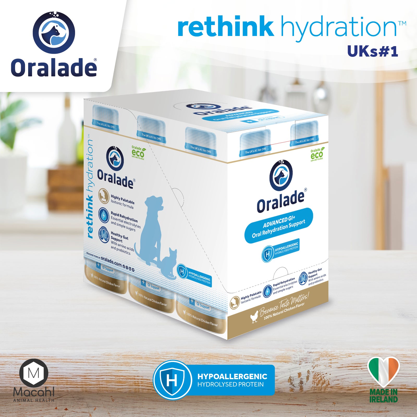 Oralade GI Oral Rehydration Fluid Support Drink For Pets