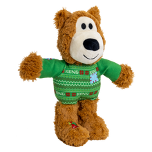 Load image into Gallery viewer, KONG Holiday Wild Knots Sweater Bear Green Medium/Large
